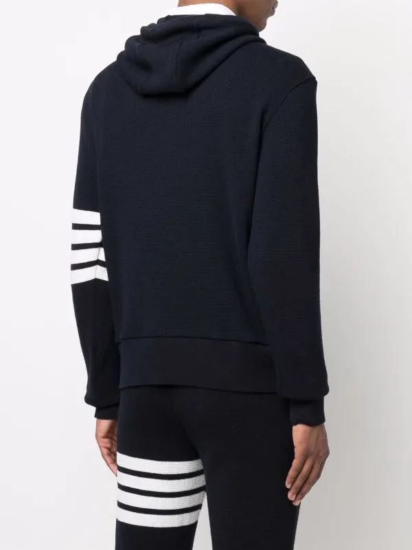 【関税込み】Thom Browne ブルー 4-Bar フーディ Thom Browneのブルー 4-Bar フーディがセール中