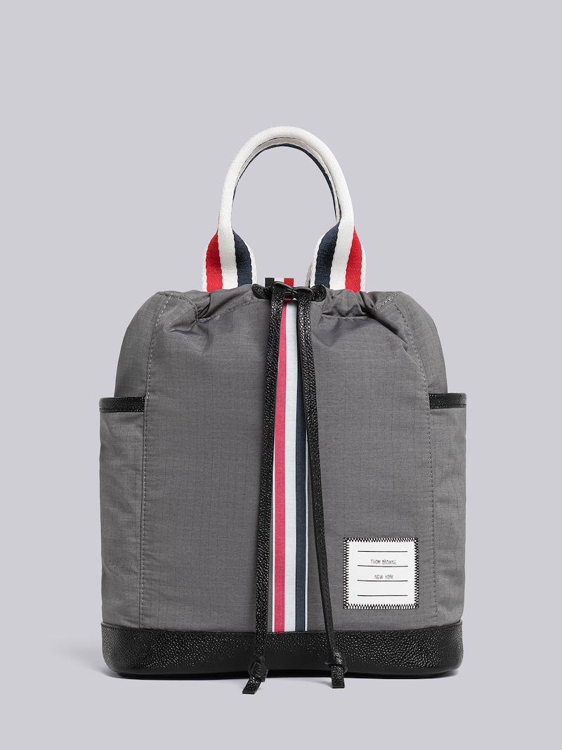 Ripstop Stripe Mini Tote Backpack