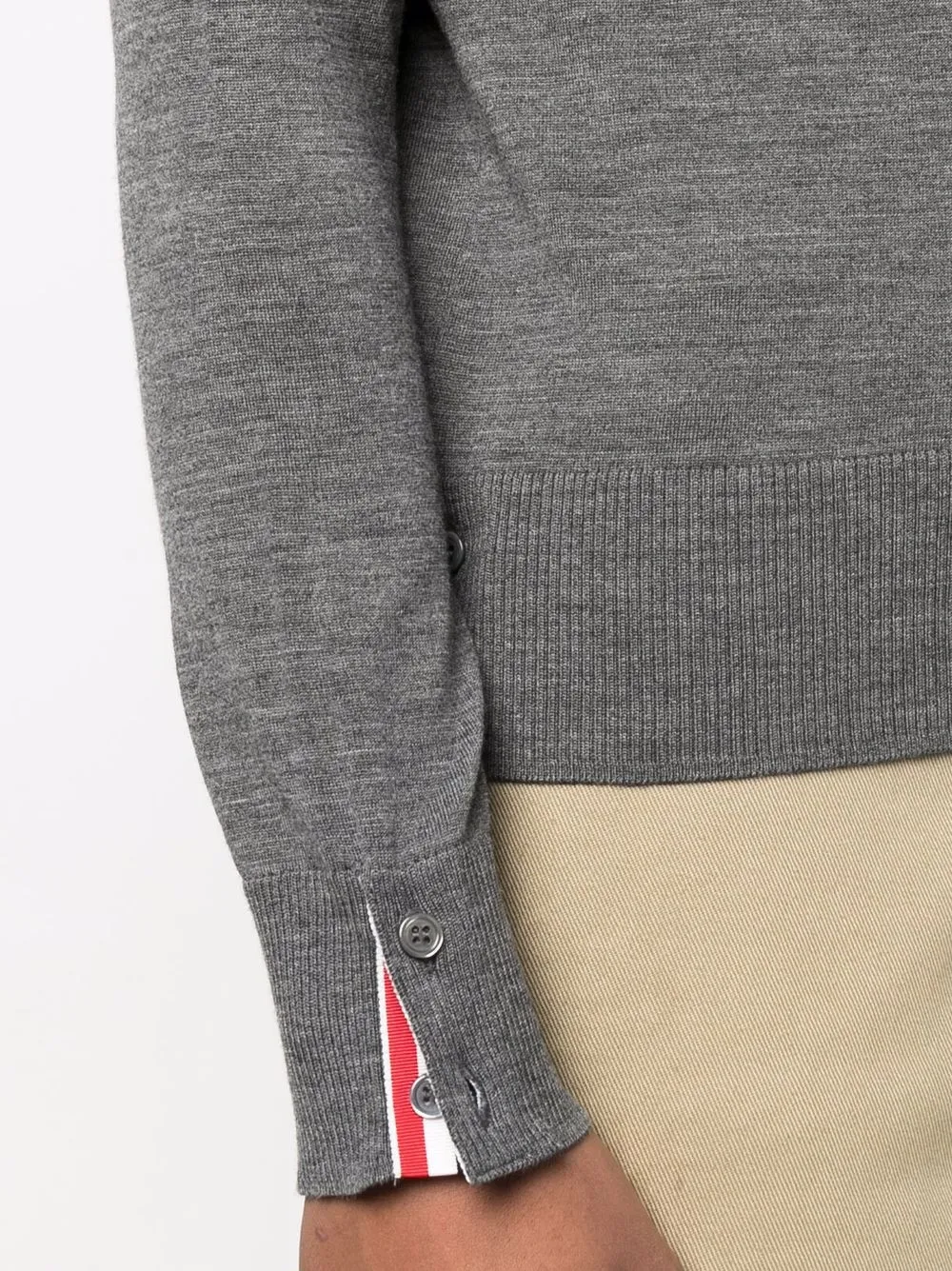 THOM BROWNE RWB-STRIPE JUMPER