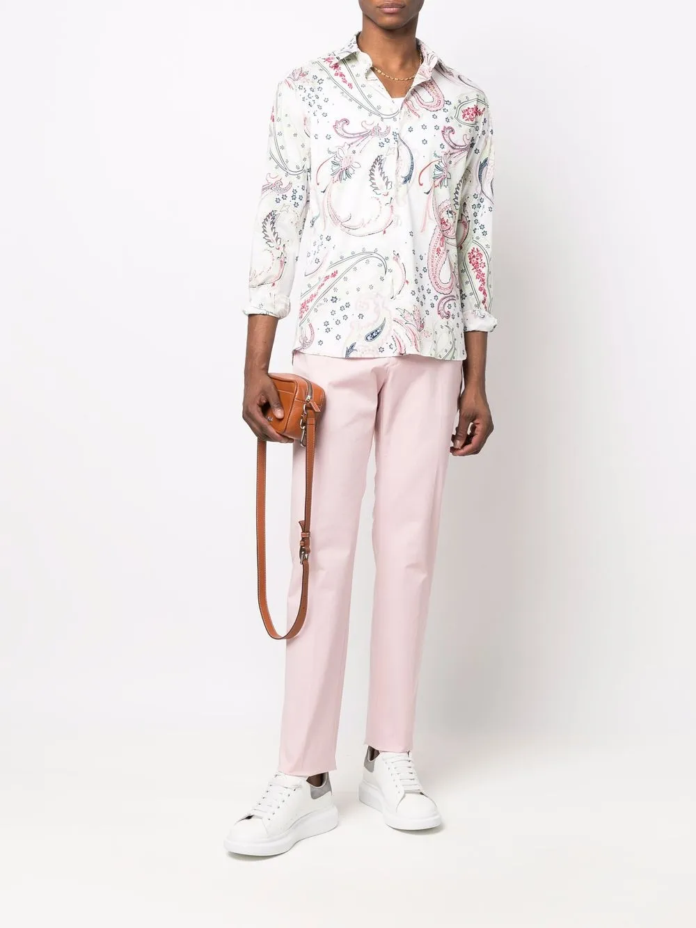 фото Etro брюки чинос прямого кроя