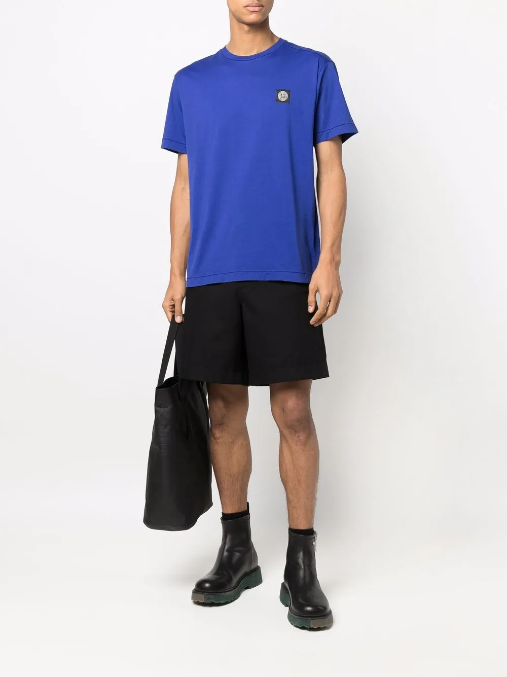 фото Stone island футболка с нашивкой-логотипом