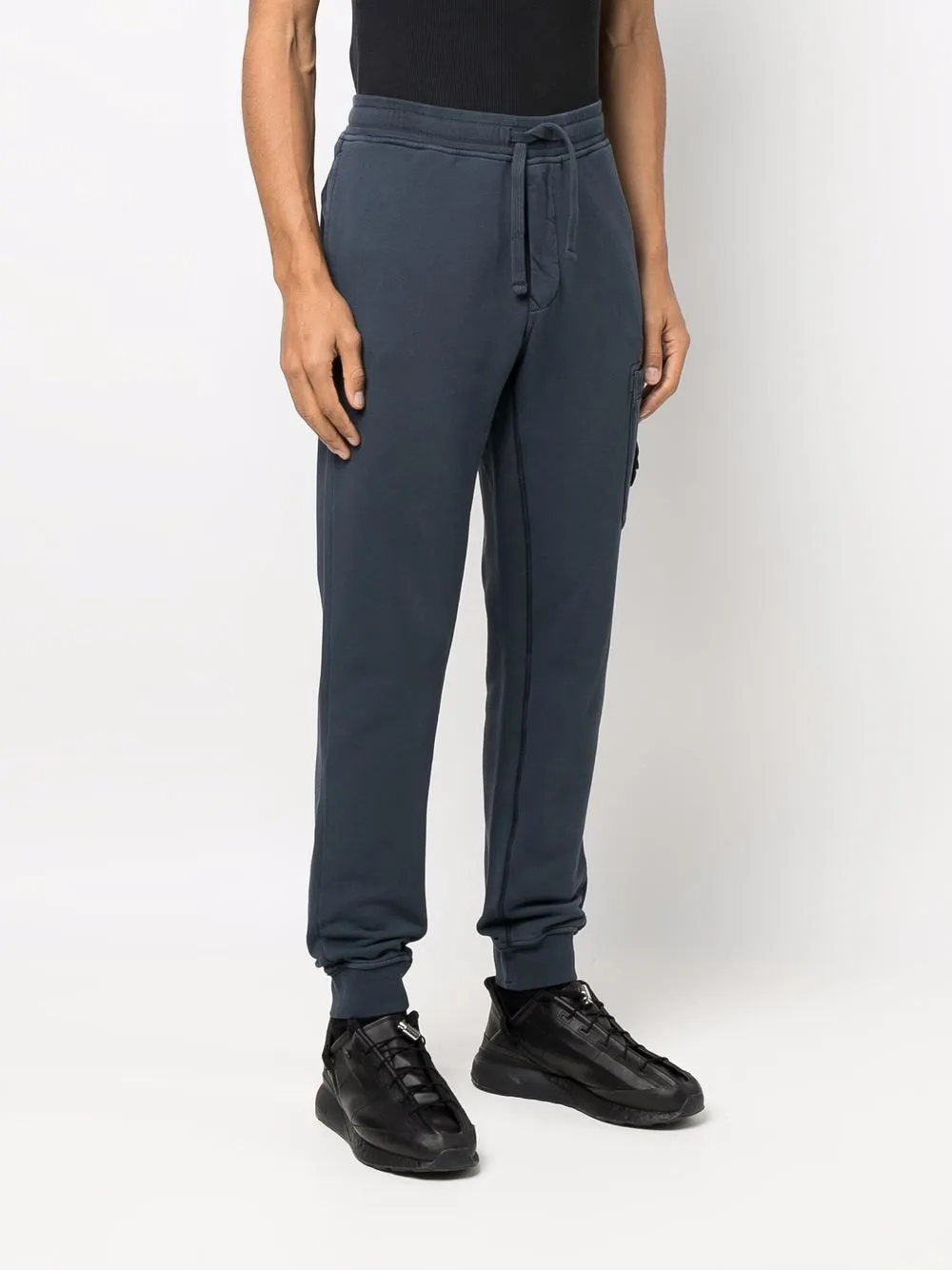 фото Stone island спортивные брюки с нашивкой-логотипом