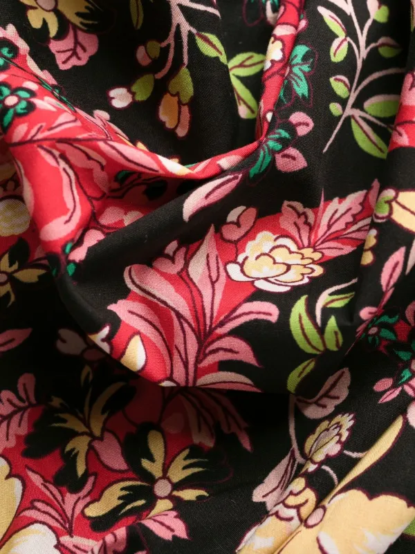 ETRO フローラル シャツドレス | ブラック | FARFETCH JP