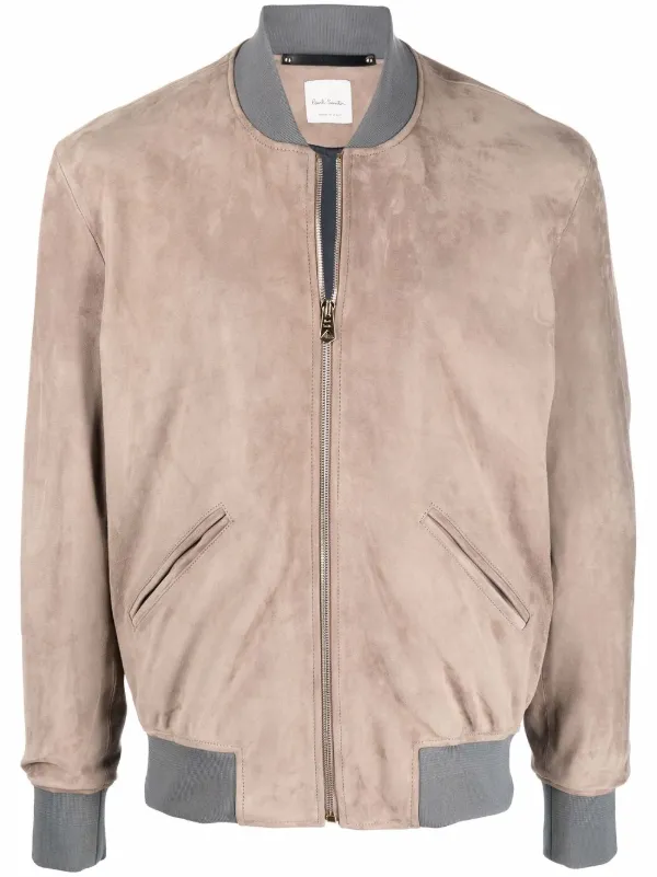 Paul Smith Suede Bomber Jacket Farfetch