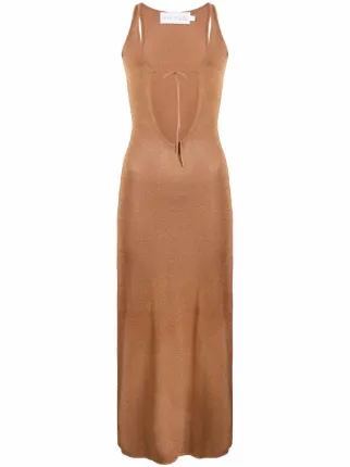 Aya Muse Vestido Tejido Con Detalles De Aberturas - Farfetch