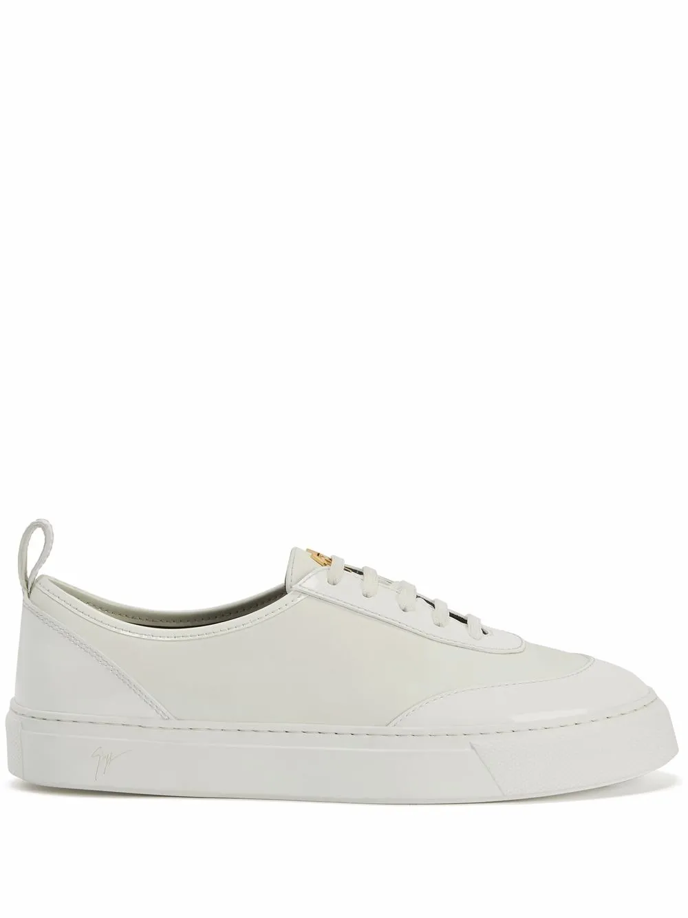 

Giuseppe Zanotti tenis con agujetas - Blanco