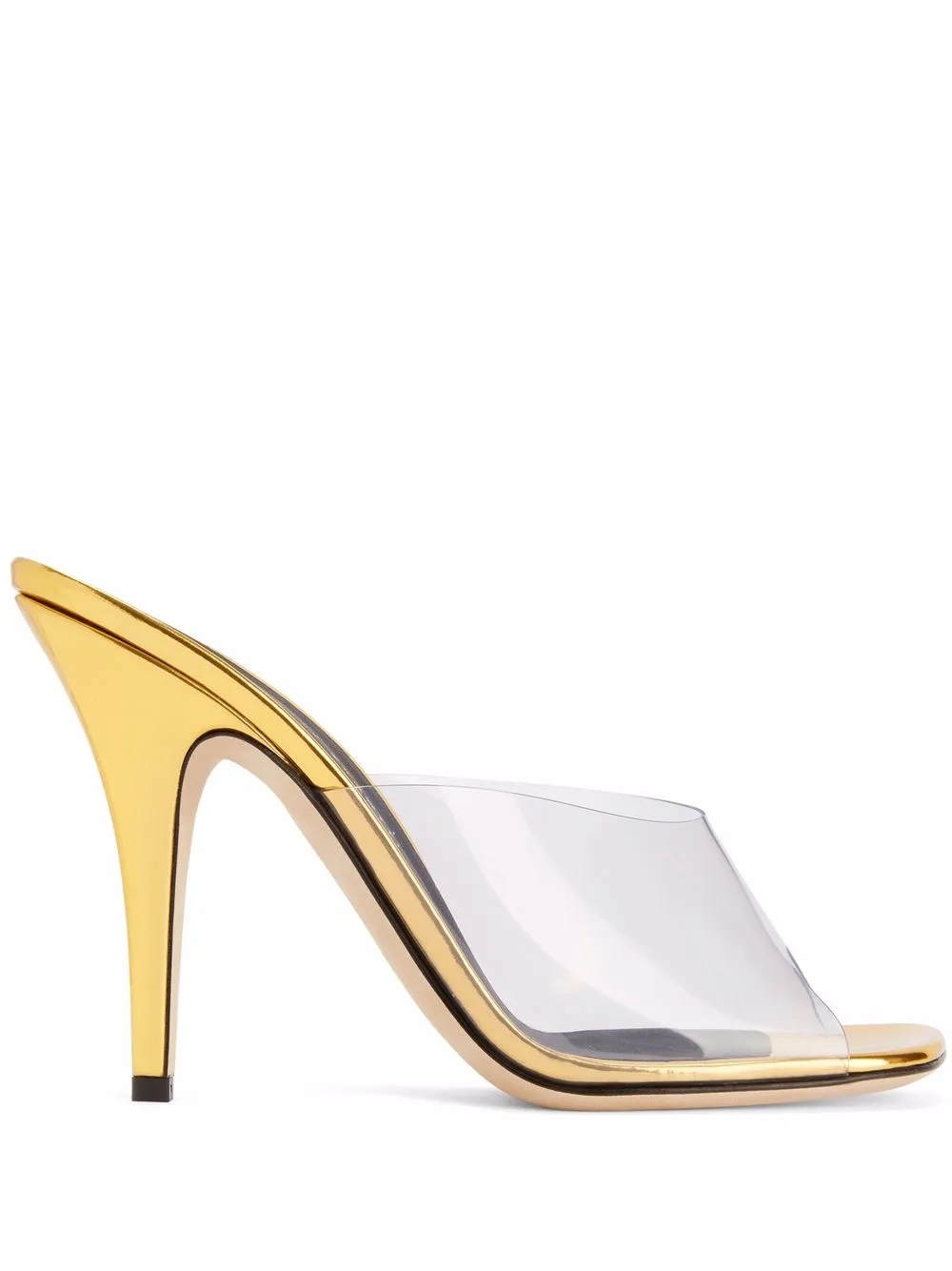 Giuseppe Zanotti sandalias Earthshine Plexy con estilo slip-on - Dorado