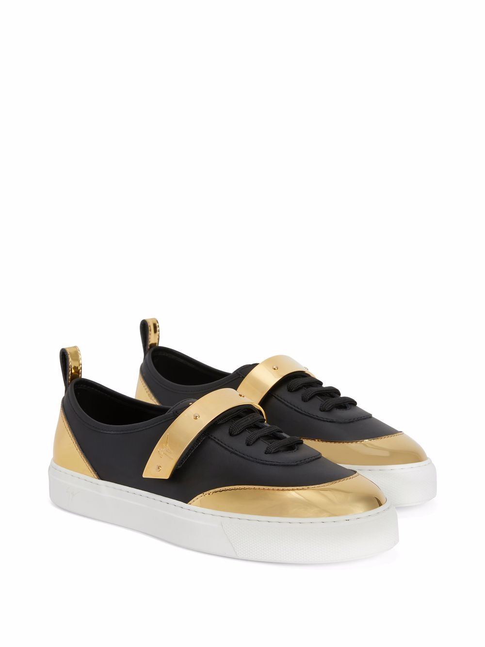 Giuseppe Zanotti Zenas leren sneakers - Zwart