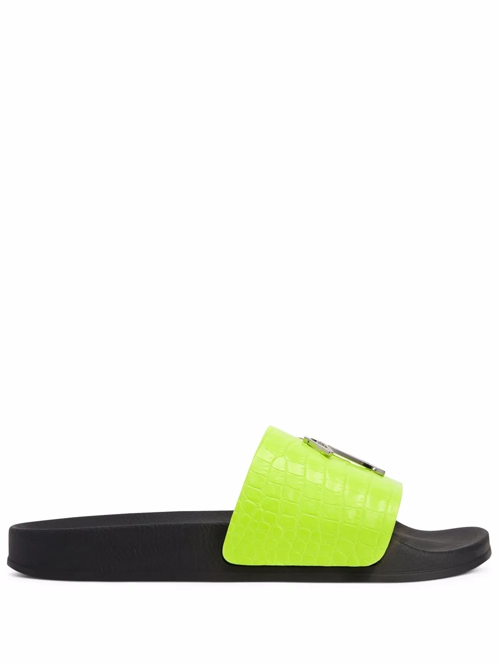 

Giuseppe Zanotti flip flops Brett con parche del logo - Amarillo