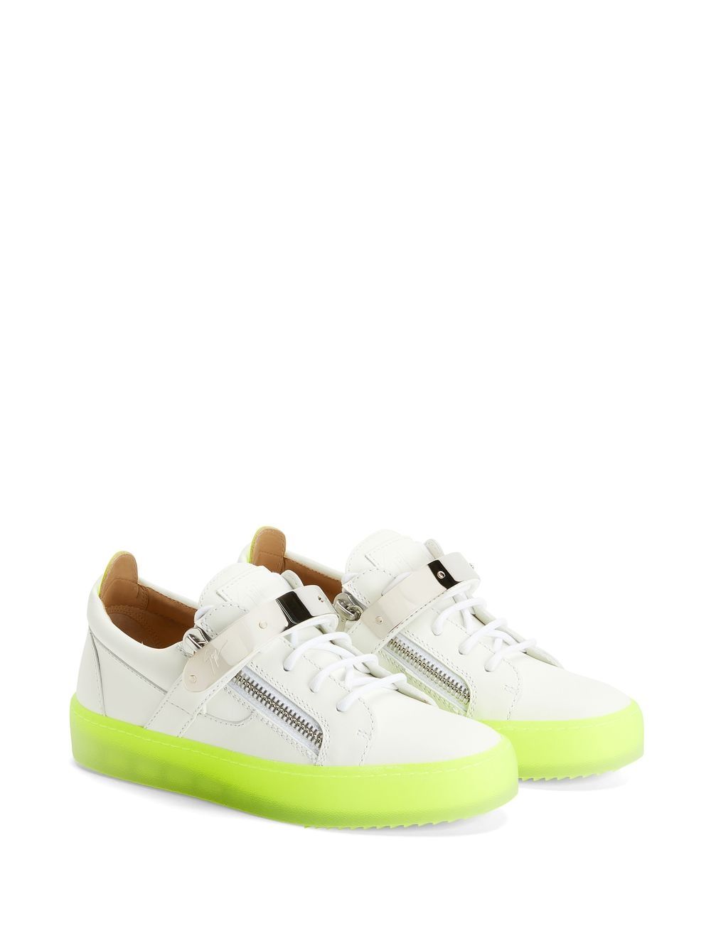 Giuseppe Zanotti Frankie low-top sneakers - Wit