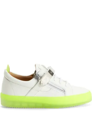 Giuseppe Zanotti ダブルジップ スニーカー | ホワイト | FARFETCH JP