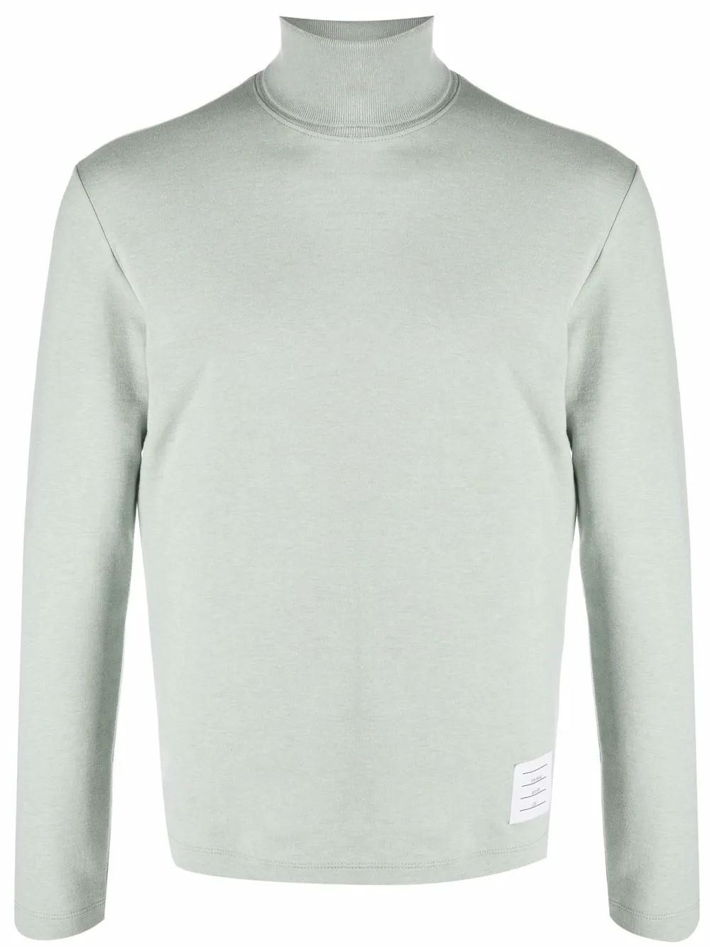 

Thom Browne name-tag roll-neck sweatshirt - Green