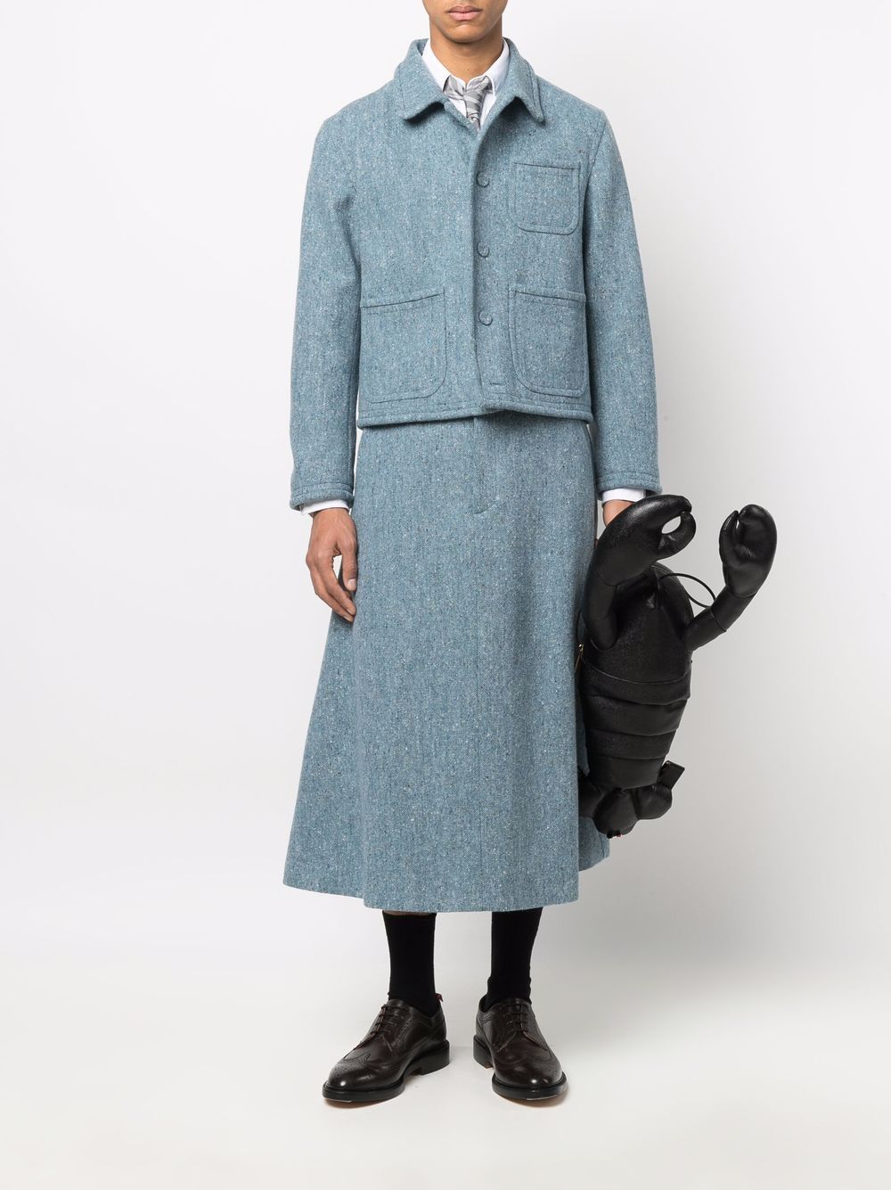 Thom Browne Jack met knopen - Blauw