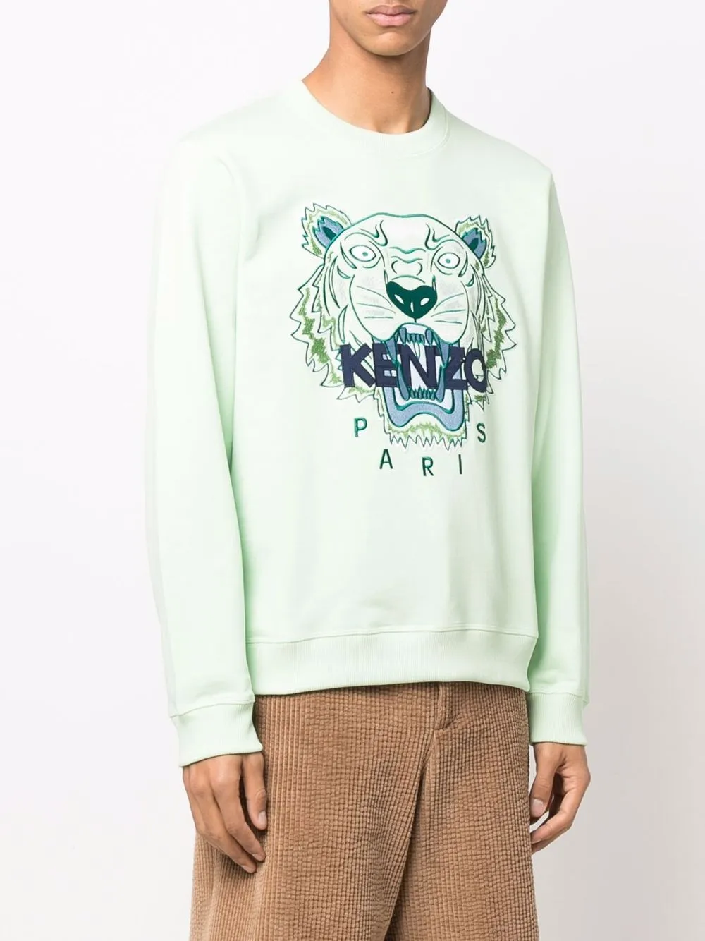 фото Kenzo толстовка tiger из органического хлопка