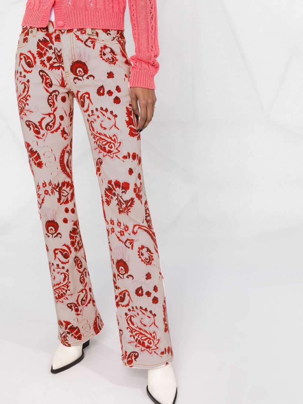 ETRO paisley print bootcut jeans Women