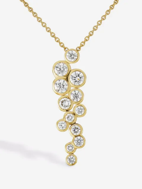 Pragnell Bubbles diamanthalsband i 18K roséguld