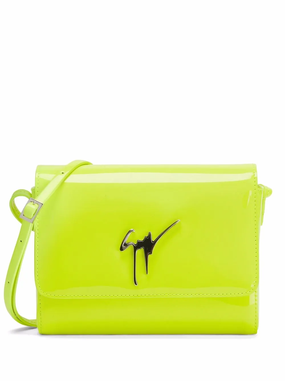 

Giuseppe Zanotti Cursa patent leather bag - Yellow