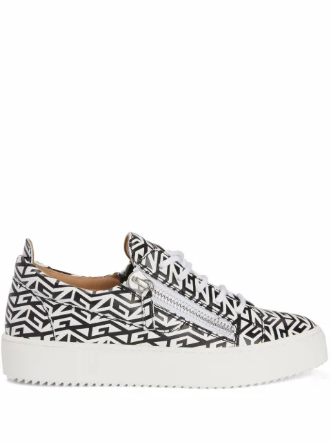 Giuseppe Zanotti Gail monogram low-top sneakers
