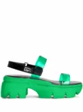 Giuseppe Zanotti Apocalypse Summer leather sandals - Green