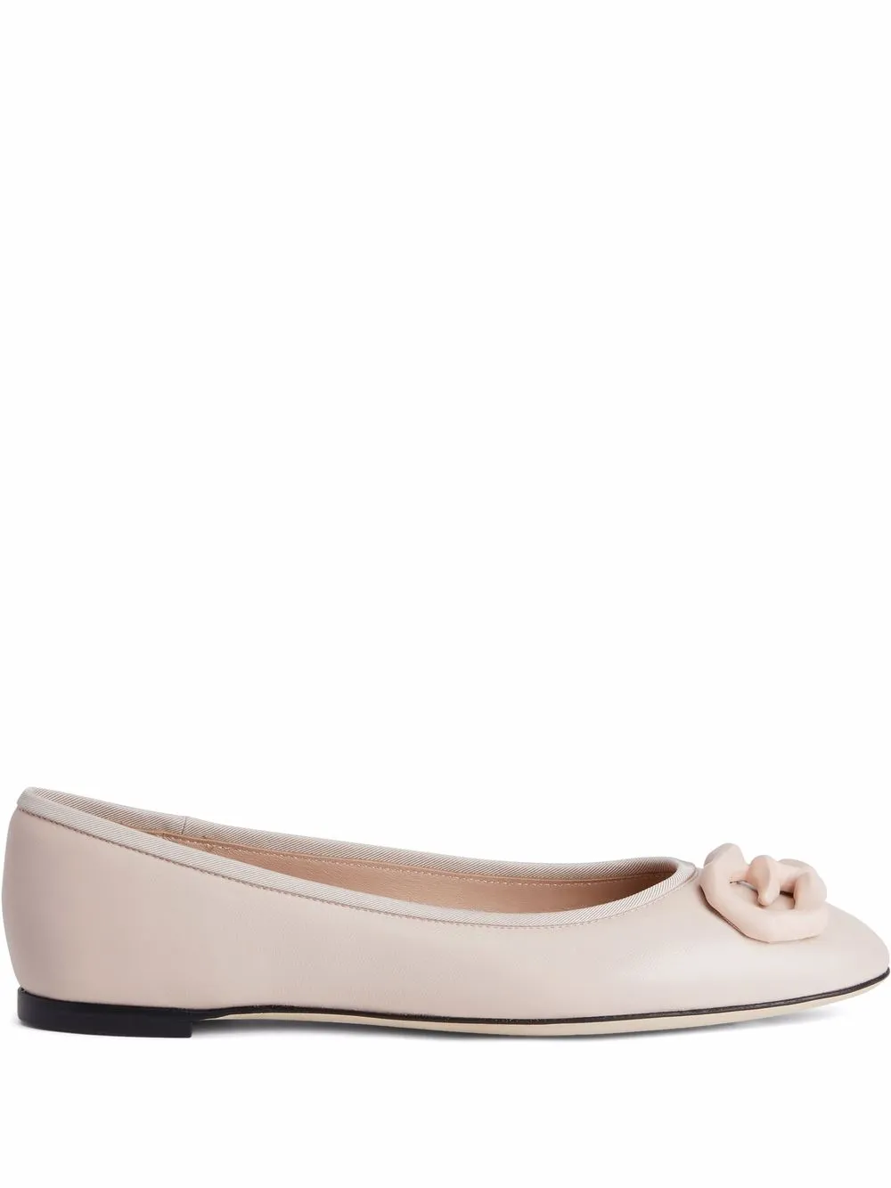Giuseppe Zanotti Amur Logo-patch Leather Pumps In Pink