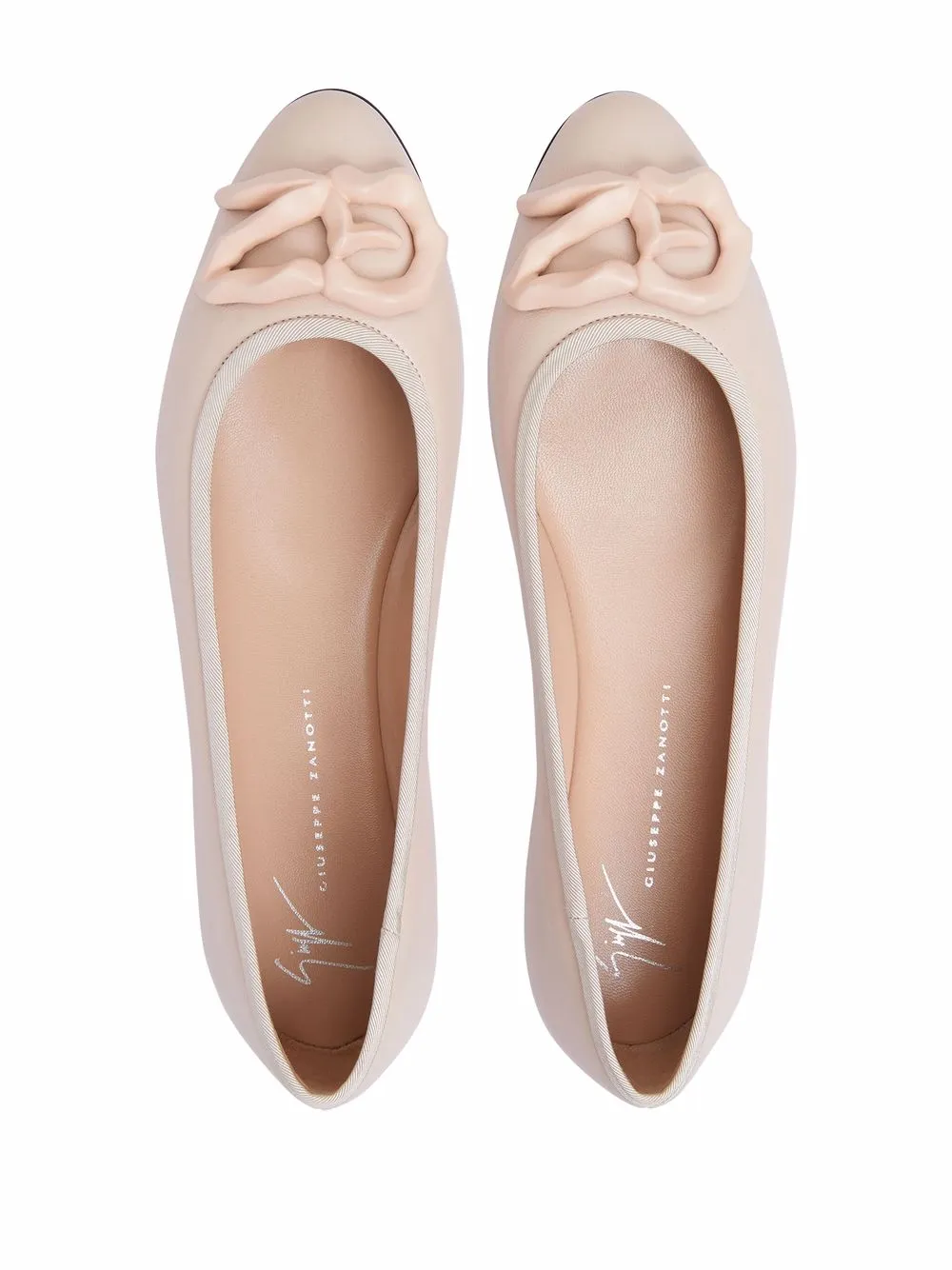 Giuseppe Zanotti Amur Logo-patch Leather Pumps In Pink
