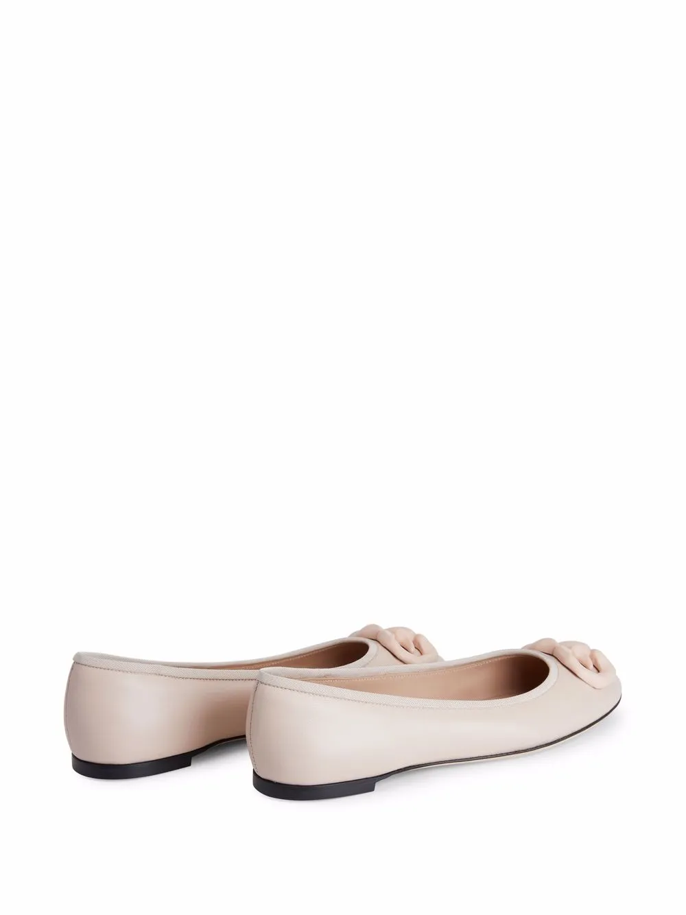 Giuseppe Zanotti Amur Logo-patch Leather Pumps In Pink