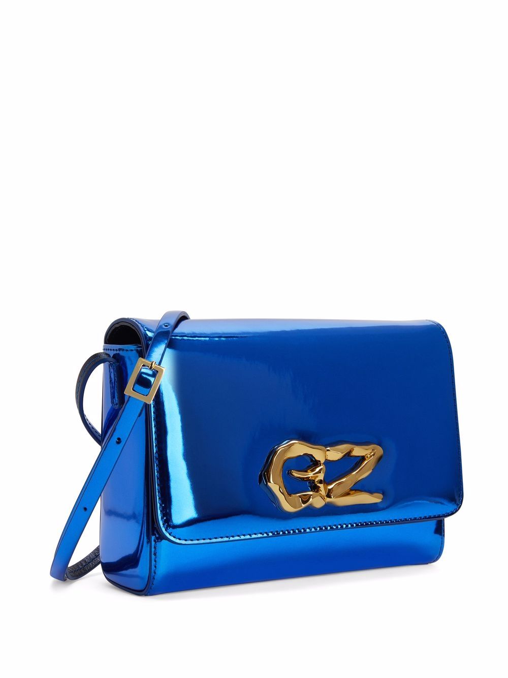 Giuseppe Zanotti Thabit patent-leather Crossbody Bag - Farfetch