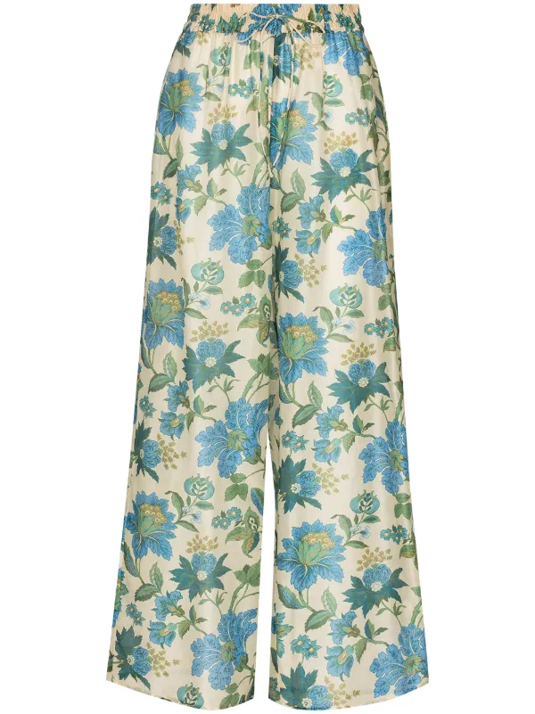 SIR. Celia floral-print wide-leg 