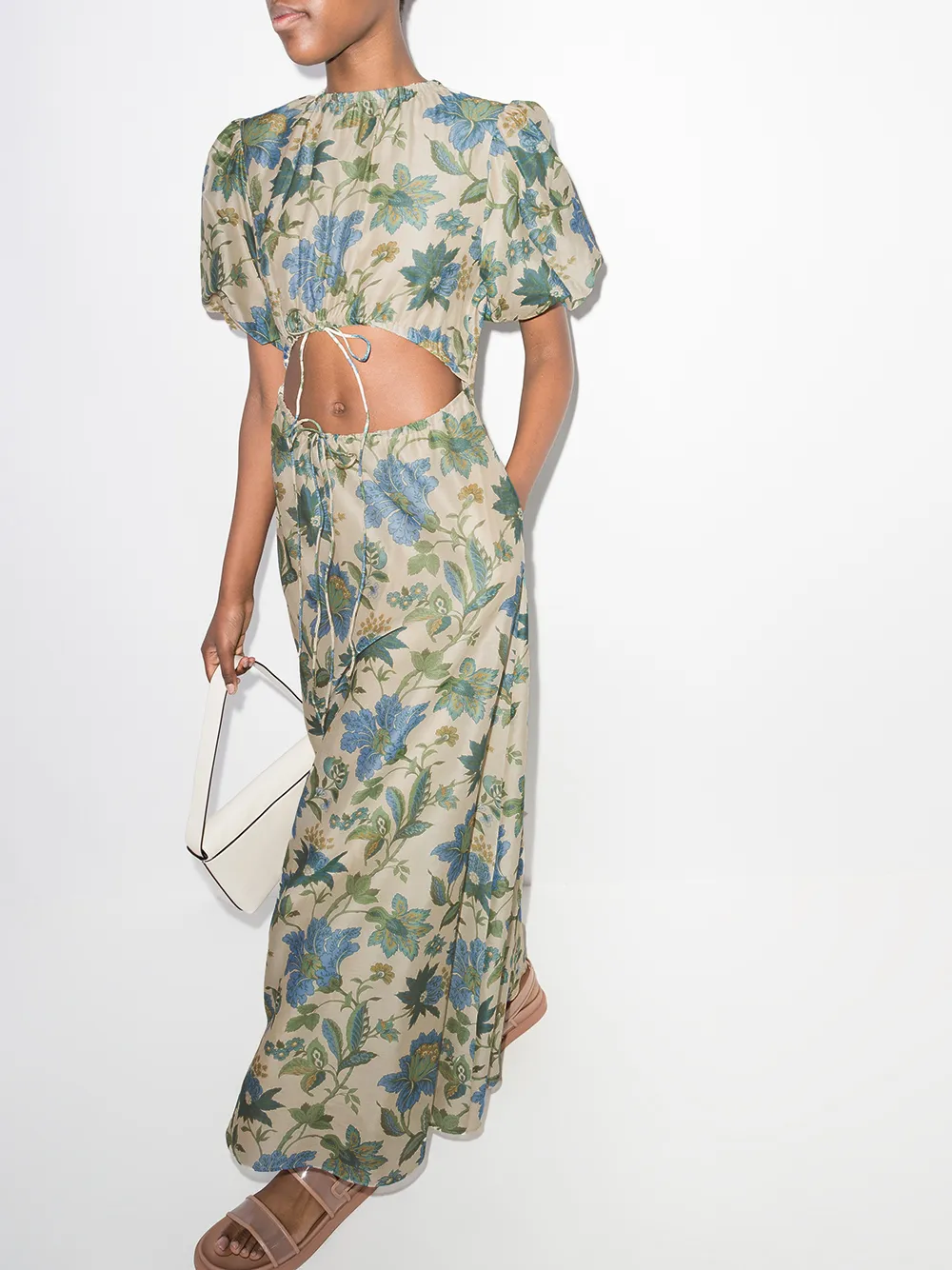 фото Sir. платье макси celia с цветочным принтом