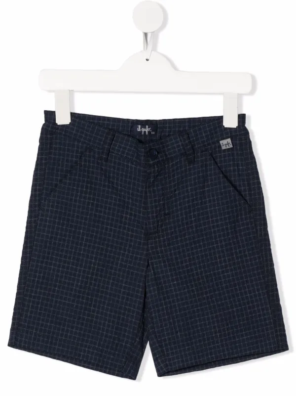 Il Gufo fine-check Chino Shorts - Farfetch
