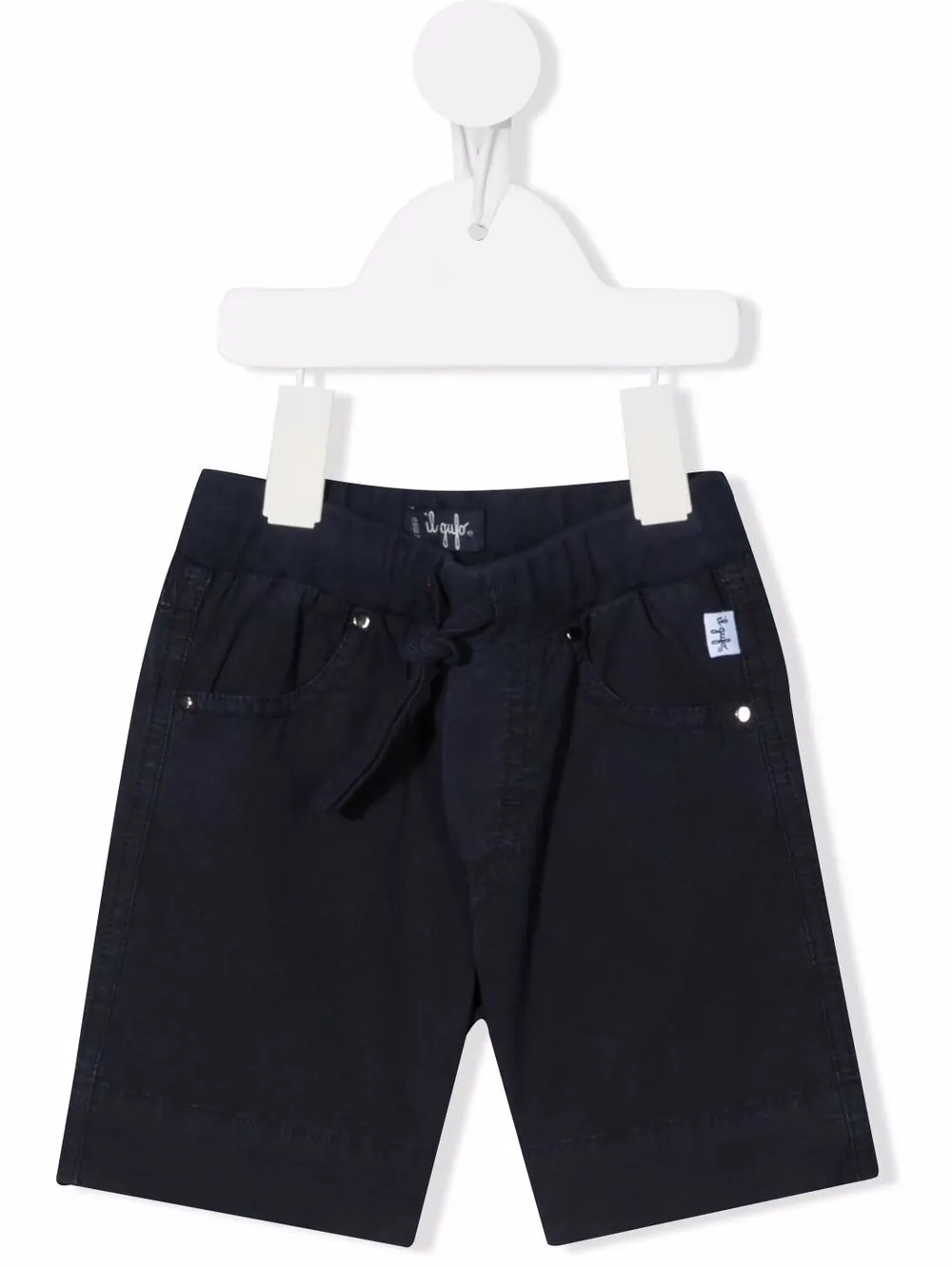 

Il Gufo shorts con cordones en la pretina - Azul