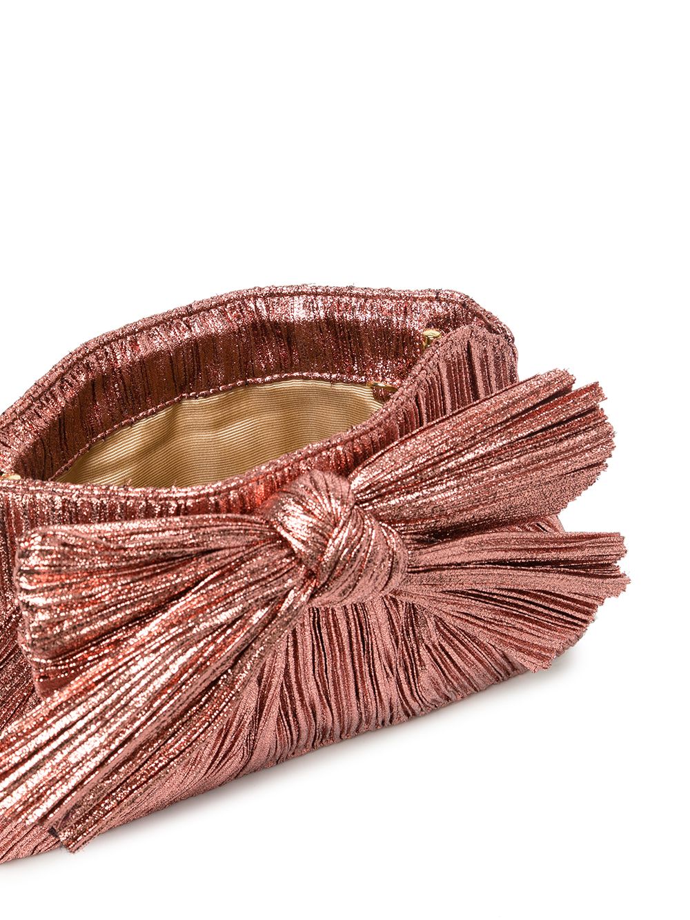 фото Loeffler randall pleated bow clutch bag