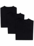 Jil Sander three-pack organic-cotton T-shirts - Black