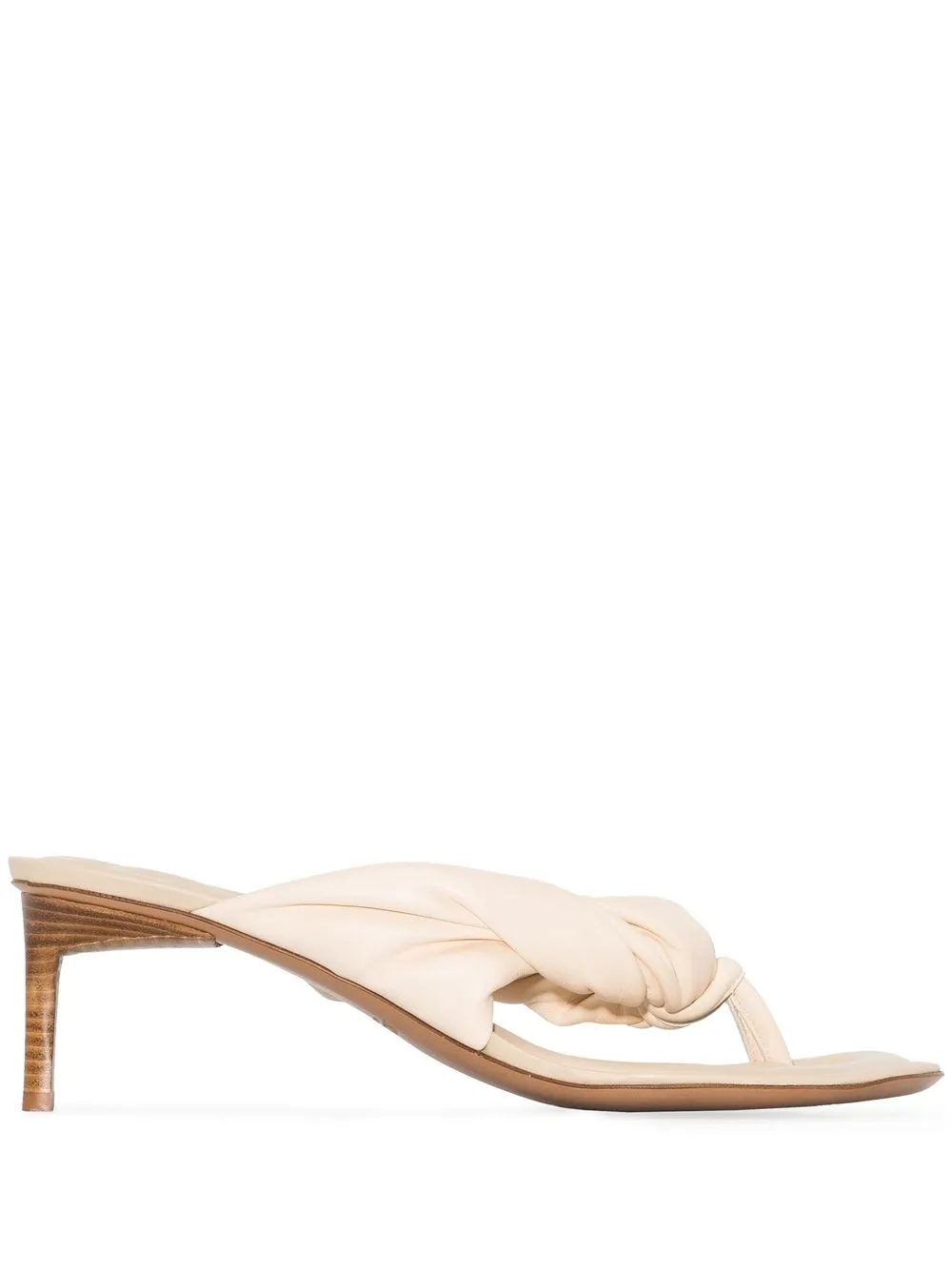 

Jacquemus thong-strap 70mm sandals - Neutrals