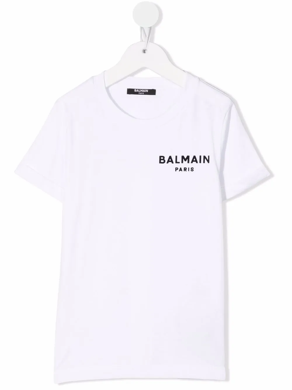 

Balmain Kids playera con logo estampado - Blanco