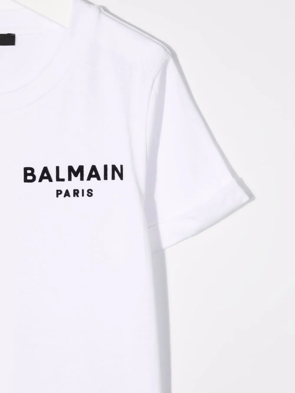 фото Balmain kids футболка с логотипом