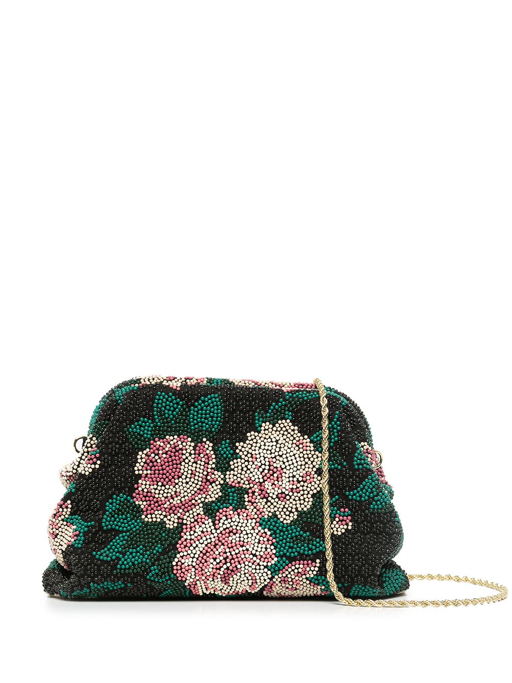 фото Loeffler randall floral-print frame pouch