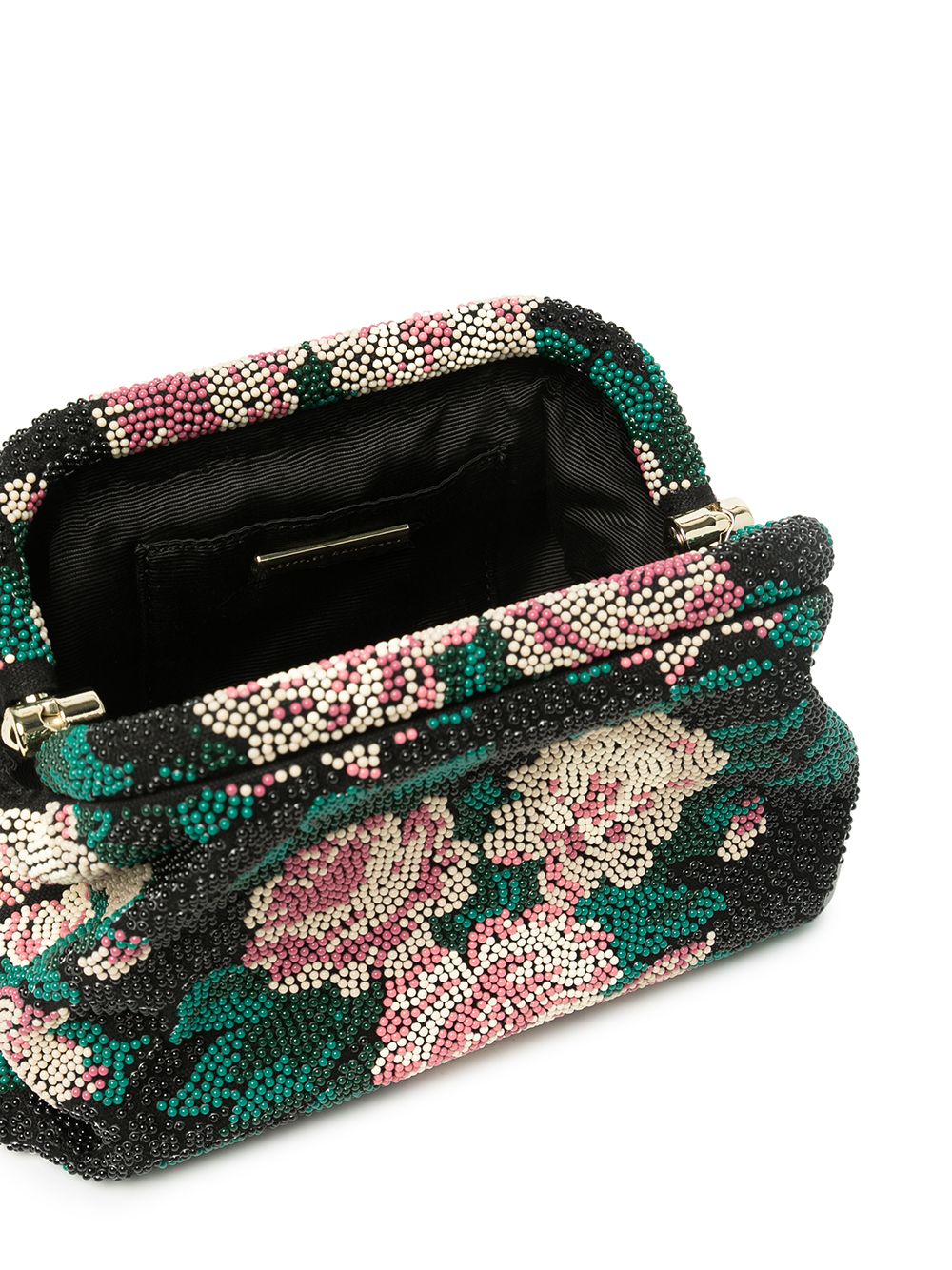 фото Loeffler randall floral-print frame pouch