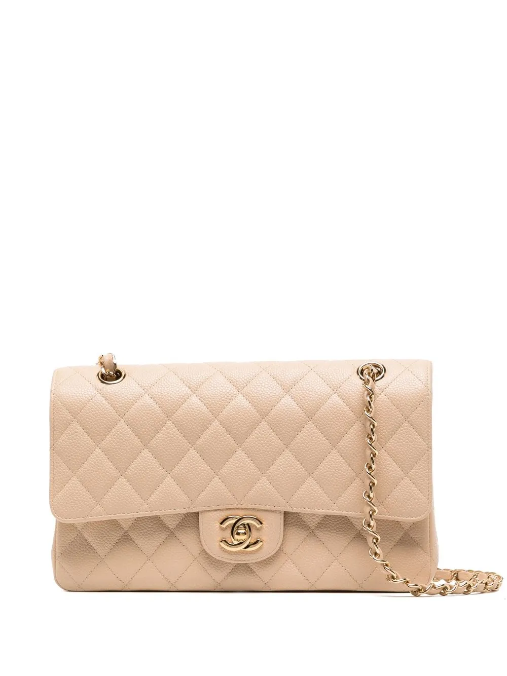 

Chanel Pre-Owned 2011 medium Double Flap shoulder bag - Brown