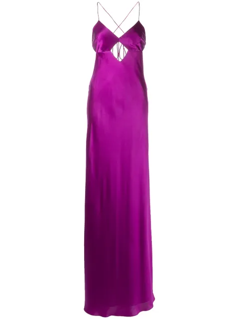 Michelle Mason cut-out detail gown