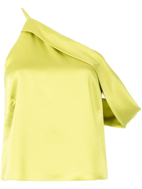 Michelle Mason draped cowl asymmetrical top 