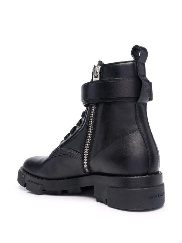 givenchy zip combat boot