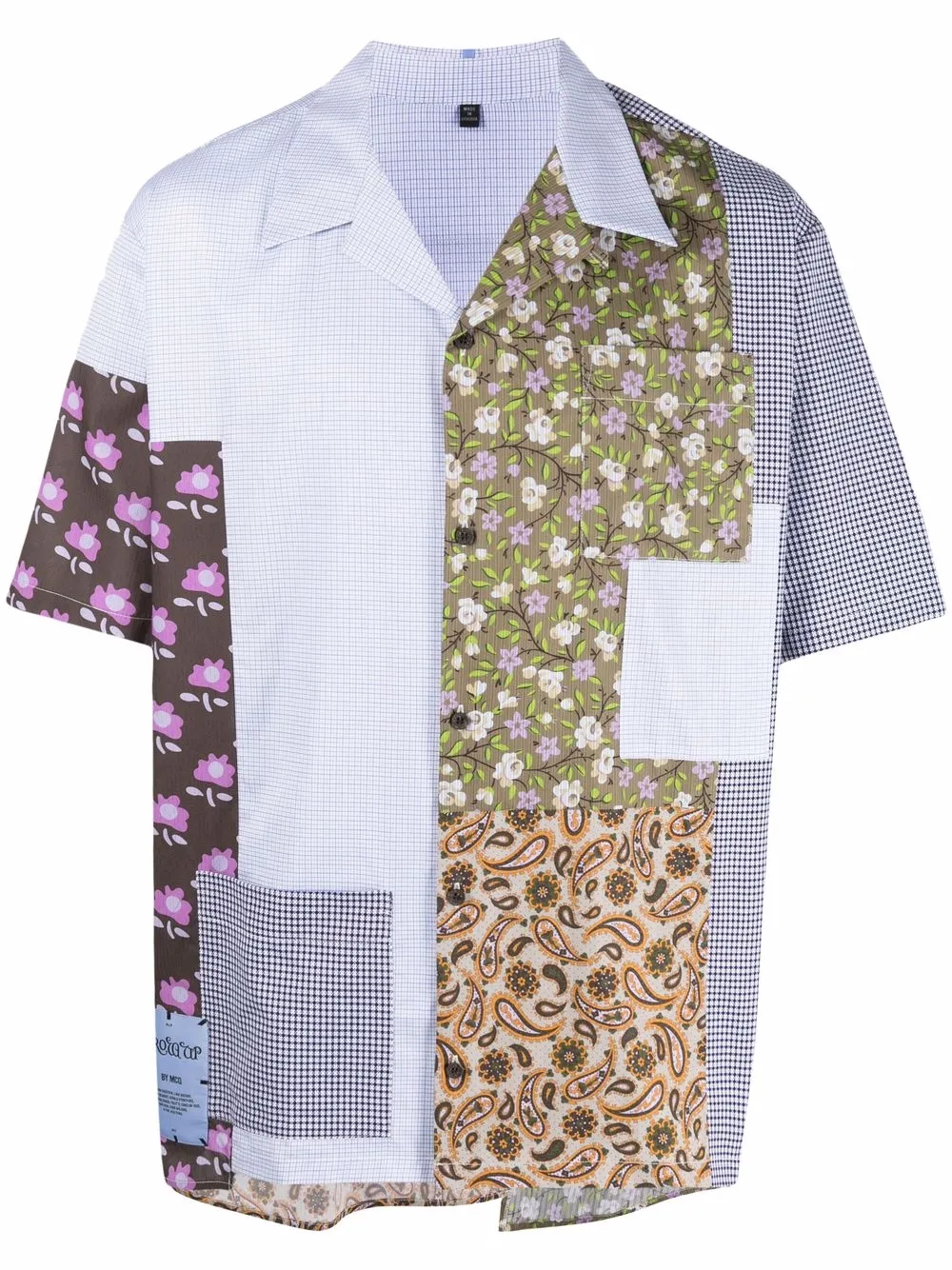 MCQ рубашка в технике пэчворк