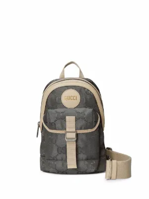 gucci backpack grey