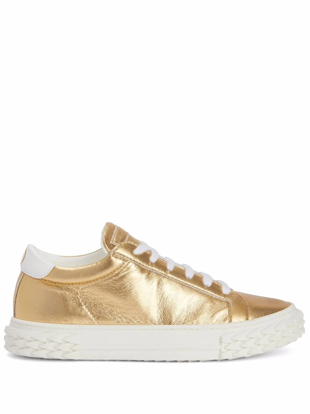 

Giuseppe Zanotti tenis bajos Ecoblabber metalizados - Dorado