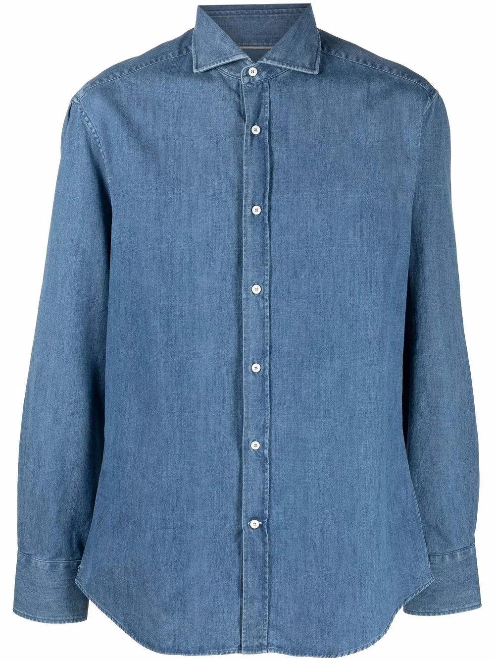 

Brunello Cucinelli denim long-sleeved shirt - Blue