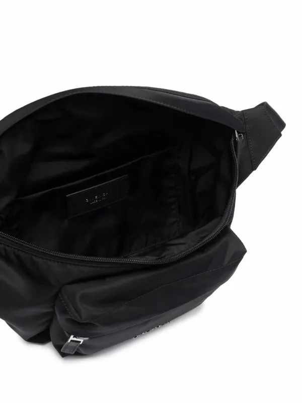 Givenchy logo-plaque Belt Bag | Black | FARFETCH