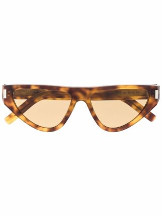 Saint Laurent Eyewear トライアングルフレーム サングラス - Farfetch