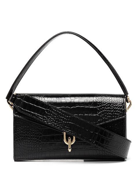 ANINE BING Colette crocodile-effect shoulder bag