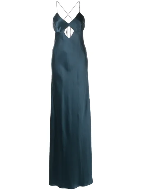 Michelle Mason cut-out detail gown